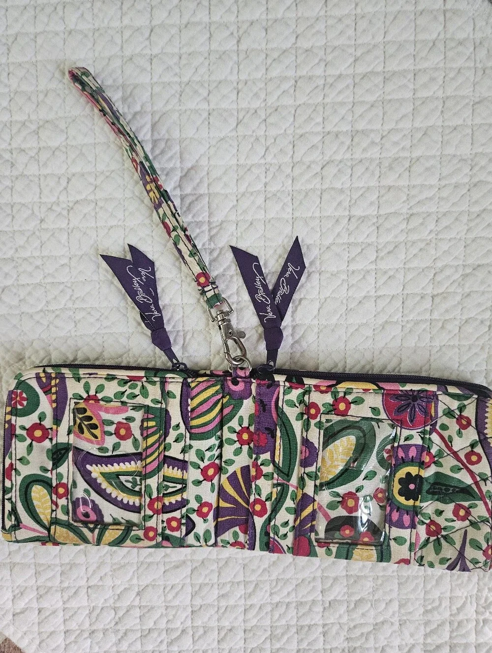 Vera Bradley Viva la Vera Double ID Wristlet Wallet